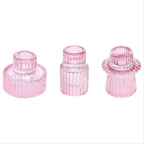 Porte-bougies coniques pour centres de table, décoration de mariage C (1/5)