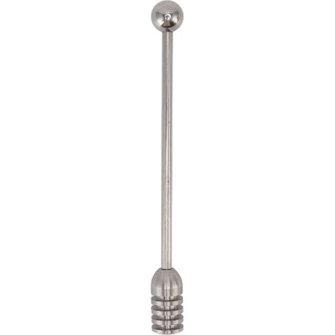 Baguette à Honey en Stainless Steel 304 (15.5cm) - Design Cannelé, Facile à Nettoyer - Pour Mélanger Honey, Café, Boissons - 1 x