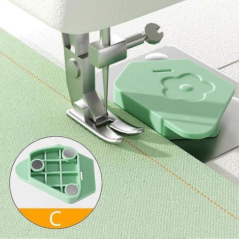 Guida magnetica per macchine da cucire, dima universale per il posizionamento dei bordi (1/5)