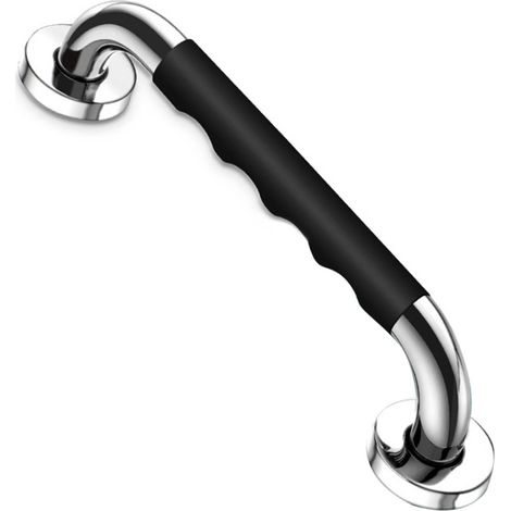 Barre Appui Soavoa Inox Silicone Antidérapante Salle Bain Douche WC Sécurité Personnes Âgées 1 Pièce (1/4)