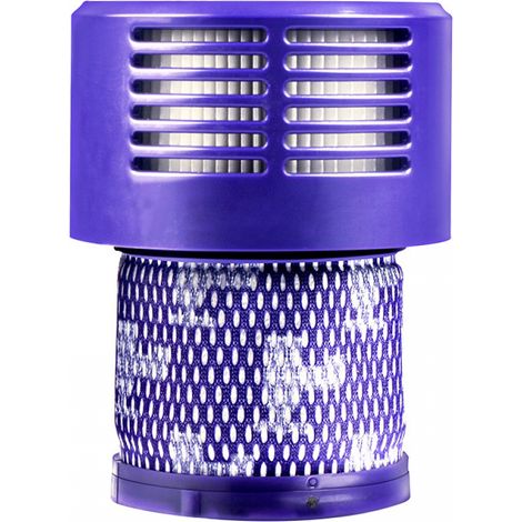 BRAVIX Élément filtrant pour accessoires d'aspirateur, filtre de remplacement v10 version américaine, 1 pièce violet (1/4)