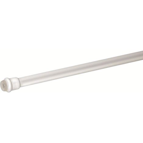 SWISH - 2 BACCHETTE TONDE A PRESSIONE DIAM. 8MM 30-35CM IN ALLUMINIO COLORE BIANCO