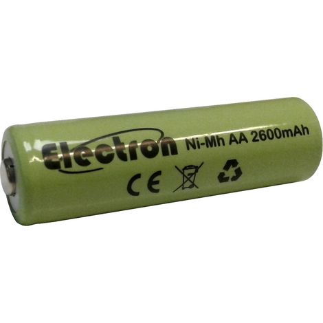 Batteria ricaricabile Ni-Mh stilo AA 1,2V 2600mAh
