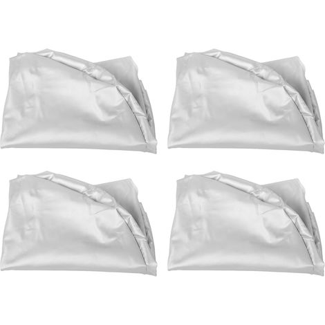 Lot de 4 housses de protection pneus roues argentées 27"-29" pour voiture Jeep camping-car SUV camion remorque (1/5)