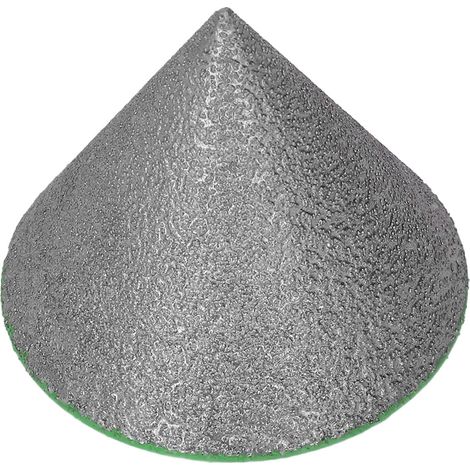Fraise à biseau diamantée verte M14, facile à utiliser, angle de base de 60°, lame de coupe pour le polissage et le façonnage, 48 mm / 1,9 pouces (1/5)