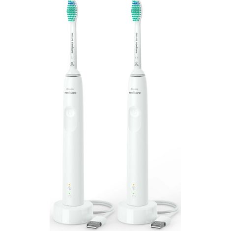 juego de 2 cepillos de dientes eléctricos - HX3675/13 - Philips -