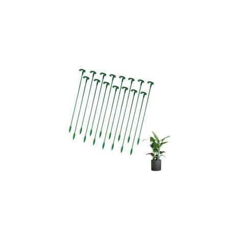 Tuteurs pour Plantes,15 Pièces tuteur Plante Interieur,tuteur Orchidee,Fixation de Croissance des Plantes, Protègent Les Plantes de l'Inclinaison,Vert (1/5)