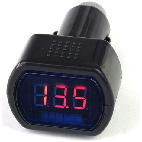 Voltmètre numérique LED 12V/24V pour voiture et camion (1/5)