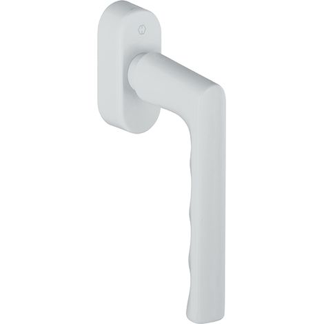 Poignée de fenêtre aluminium SecuForte HOPPE – Ouverture à la française et oscillo-battante – Vis 30+35 mm – Dépassement 9 à 19 mm – Verrouillage automatique - ud9020