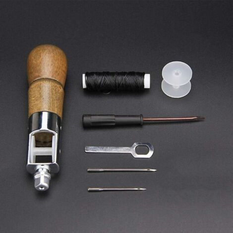 NALOOKAMIC Pièces/Set outils de couture en cuir bricolage en cuir outil de couture à la main kit (173mm) (1/3)