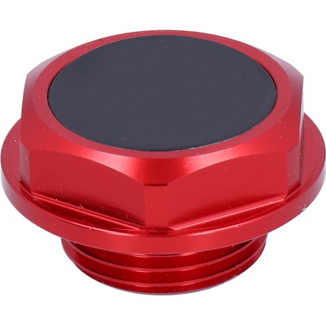 Bouchon de remplissage d'huile moteur de rechange, bouchon de remplissage d'huile en alliage d'aluminium anodisé, pièces automobiles, rouge. (1/5)