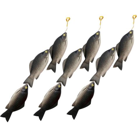 Lot de 3 Poissons Décoratifs en Mousse pour Décoration Maison Sûre et Solide, Accessoires pour Fêtes et Décoration Intérieure (1/5)