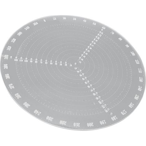 Compas de centrage rond 300 mm, rayon de 10 à 150 mm, pour le dessin de cercles, le tournage sur bois et la mise au point de cercles (1/5)
