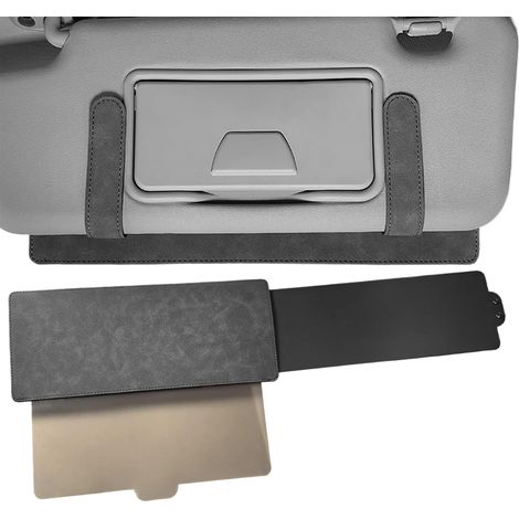 Extension de pare-soleil pour pare-brise de voiture - Réduction des reflets - Accessoire automobile transparent teinté - Installation facile - Pour conducteurs, passagers et longue distance (1/5)