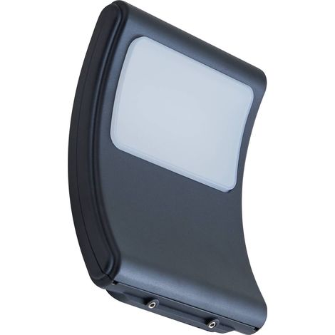 LED-vägglampa utomhus "Radane" aus aluminium / grå / zink von Lindby