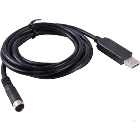 Adaptateur de prise USB 8 DIN PL2303GT, câble de programmation convertisseur RS232, compatible avec la série Allen MicroLogix PLC 1100. (1/5)