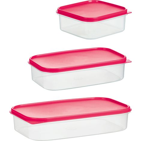 SET 3 CONTENITORI FREEZER RETTANGOLARI