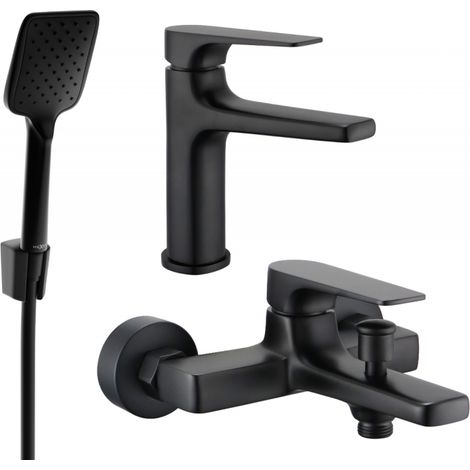 Mexen Lynx R62 set vasca da bagno, nero - 745903R62-70 (1/4)