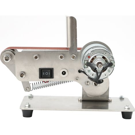Mini-Elektro-Bandschleifer, verstellbar, 100 W, Polier- und Schleifmaschine, 110–240 V Wechselstrom, EU-Stecker, für Heimwerkerprojekte – Modell 775 (1/5)