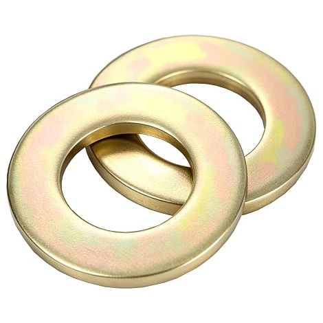 M8 Carbon Steel Coloured Galvanized Flat Washers for Screws Nuts and Fittings (1/5)