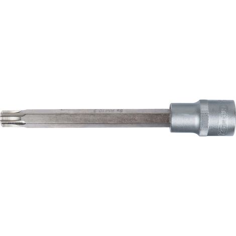 Douille tournevis 1/2" M8, Longueur 140 mm - Chrome Vanadium extra fin - Finition satinée