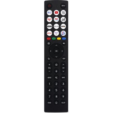 Telecomando TV compatibile con Hisense ERF2L36H, senza configurazione, senza comando vocale (1/5)