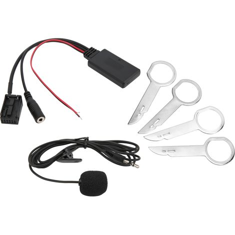 Kabelloser Bluetooth-Adapter mit AUX-Eingang, Freisprecheinrichtung mit eingebautem Mikrofon, Ersatz für Ford Focus 2004 und später, 6000CD Autoradio. (1/5)