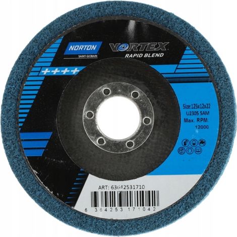 Norton Rapid Vortex 3AM 125mm Vlies-Schleifscheibe (1/3)