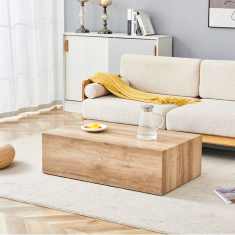 Tavolo da salotto rettangolare MDF 90x50x30 cm OKMYHOME (1/5)