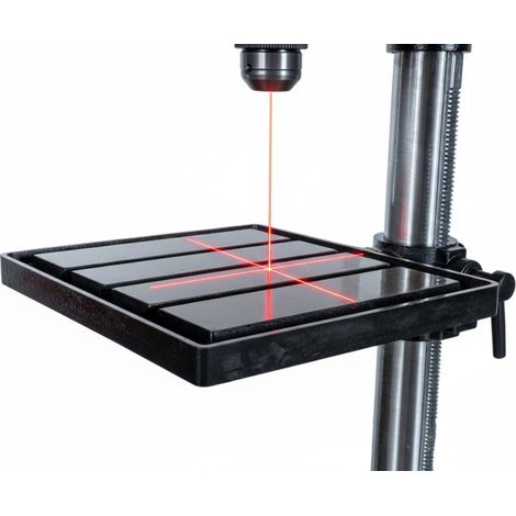 Perceuse à colonne - 1,5 kW 230 V - ø 32 mm - Inverter vario (0-3000 tr/min) - CM4 - laser & LED Torros DF34MV (1/2)