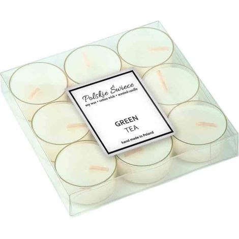Chauffe-cire aromatique au soja a'9 Thé vert Bougie chauffe-plat