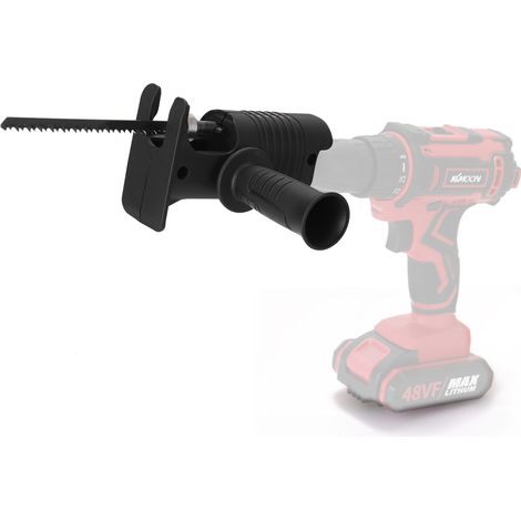 Adaptateur pour perceuse électrique convertissant en scie sabre et scie sauteuse, outil de coupe portable pour bois et bricolage (1/5)