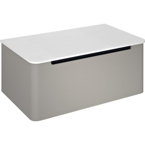 KERALA Meuble sous-vasque 80x35x47,5cm, 1x tiroir, agila (1/4)