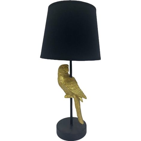 9 Inch Black Shade Table Lamp - L22 x W22 x H47 cm