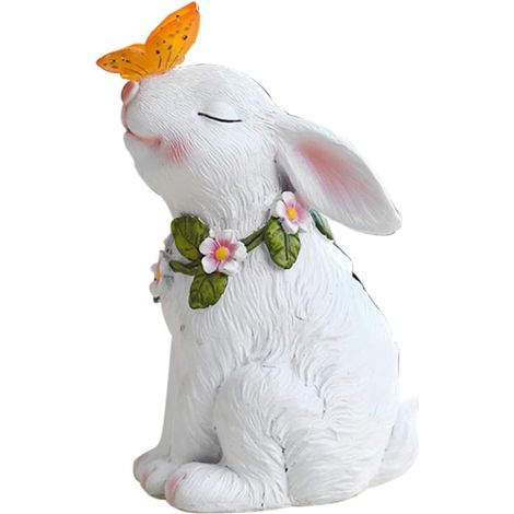 coration Jardin Solaire Lapin Lumineux R sine Ornement Ext (1/5)