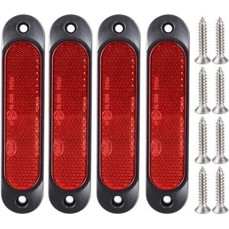 4pcs Red 12V-24V Front Side Marker 27 LED Truck Trailer, LED Rear Trailer Marker Parking Turn Signal Lights for Truck, Bus, Boat, Rv, Trucks, SUV, UTVdengyank (1/5)