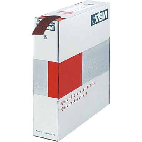 VSM Rouleau en tissu abrasif (A) brun KK 114 F, 40 mm x 50 m, Grain : 40