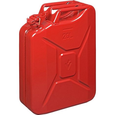 Jerrican 20l metal rouge homologue un - tuvgs (1/4)
