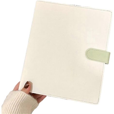 Classeur A5 pour cartes photo, album photo, rangement de cartes, blanc et vert (1/5)