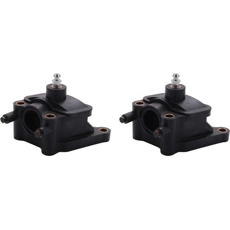 2X 6048001 5017183Ab 902301 Boîtier de thermostat noir, support de montage pour sortie de liquide de refroidissement/eau de refroidissement 4792329 Compatible Chrysler (1/5)