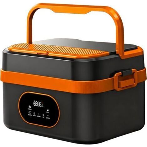 1,5-Liter-Heiz-Lunchbox. Wiederaufladbare, elektrisch beheizte Lunchbox mit Selbstheizung und Isolierung für Arbeit, Reisen, Auto, Büro und Schule. (1/5)