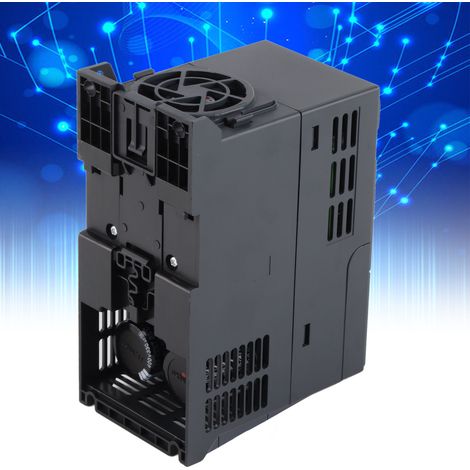 Robuster 0,75S1 Vektor-Frequenzumrichter für Motoren: Einphaseneingang 220-240 V, Dreiphasenausgang 0-240 V, 0,75 kW. (1/5)