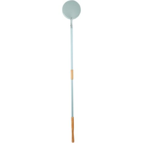 Pala di acciaio inox con manico in legno cm 19 per pizza pane forno e cucina
