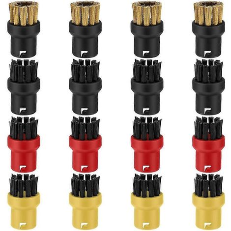 16-teiliger Dampfreiniger-Bürstenkopf für Kärcher SC1, SC2, SC3, SC4, SC5, SC7 und CTK10 – Ersatz für harte Oberflächen (1/5)
