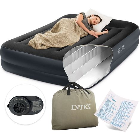 Matelas gonflable double 203 x 152 cm pour dormir (1/5)