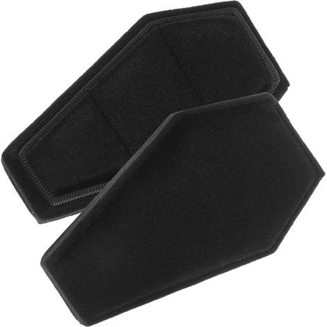 Petite Boîte Cercueil Noire pour Bague, Coffret Bijou Portable en Abs Célébration Halloween, Porte-bijoux de Cercueil, Rangement et Présentation pour Ornements (1/5)