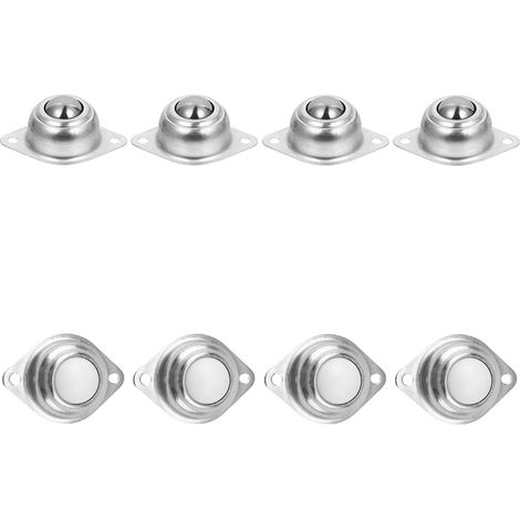 de 8 roulettes robustes en nylon pour meubles et sols durs