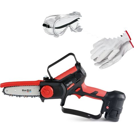 BLUE BIRD CS 22-06 Motosega potatore a batteria barra 13 cm + 2 batterie 2,5 Ah (1/4)