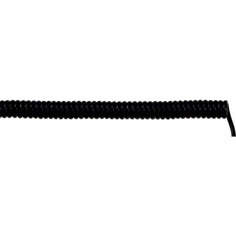 LAPP 73220213 Cavo a spirale UNITRONIC® SPIRAL 400 mm / 1600 mm 4 x 0.14 mm² Nero 1 pz.