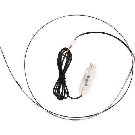 Kit Voiture Bandeau Lumineux LED RGB Intérieur Côté Passager Barre Éclairage Tableau de Bord Télécommande Sans Fil Contrôle par Application (1/5)